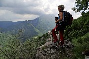 Monte Due Mani (1656 m) dalla Culmine S. Pietro il 7 giugno 2016 con...temporalone di vetta ! - FOTOGALLERY 